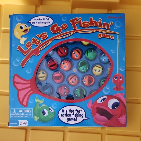 Pressman Other - Let's Go Fishing Game